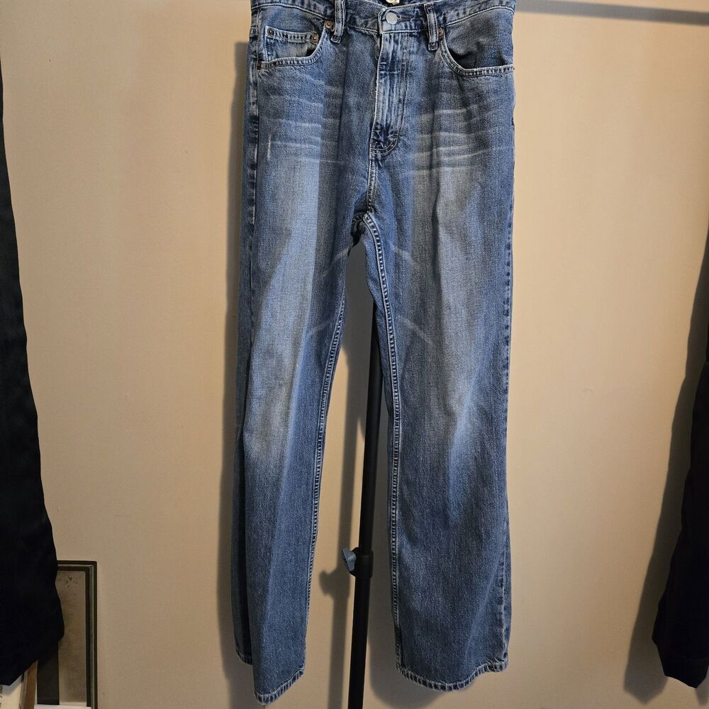 Express Precision Fit Women's Boot Cut Denim Blue Jeans, 30W 32L, Vtg 90s Y2K - Picture 2 of 8